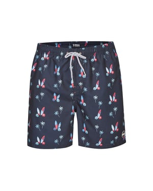 Happy Shorts Zwemshort heren surf boards print