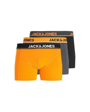 Jack & Jones Effen boxershorts jongens trunks jacgreg 3-pack