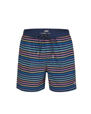 Happy Shorts Heren zwemshort regenboog gestreept