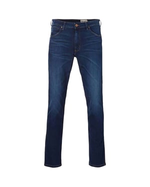 Wrangler Greensboro medium blue used stretch jeans