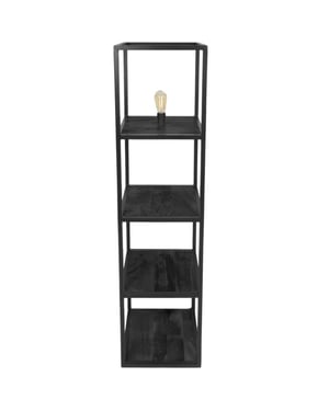 Home67 Vloerlamp vintage mangohout 160 cm