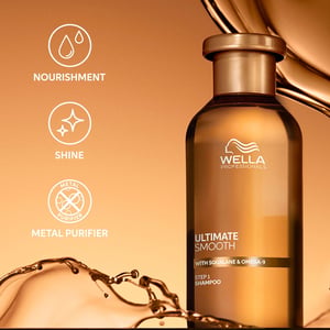 Wella Ultimate Smooth Shampoo 250 ml - Ontgift en voed je haar