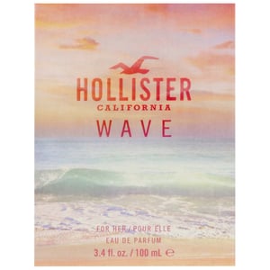 Hollister Wave For Her Eau de Parfum Spray - Floral Fruity Fragrance for Women