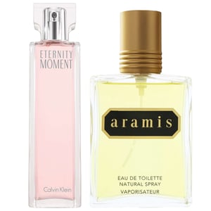 Calvin Klein Duo: Eternity Moment Eau de Parfum 100ml & Aramis aramis Eau de Toilette 110ml
