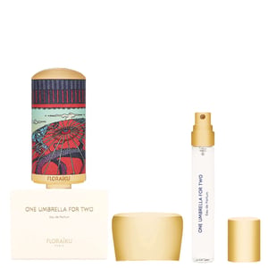 Floraiku One Umbrella For Two Eau de Parfum Gift Set — 50 ml with 10 ml Travel Spray and Case (Unisex)