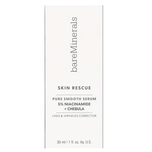 bareMinerals Skin Rescue Pure Smooth Serum with 5% Niacinamide and Chebula 30ml