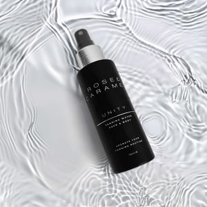 Rose & Caramel Unity Tanning Water for a Natural Glow - 125ml, 126g