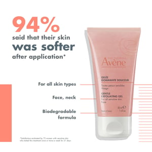 Avène Face Milde Exfoliërende Gel voor de Gevoelige Huid, 50 ml