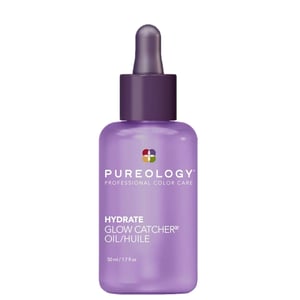 Pureology Hydrate Glow Catcher Hydrating Hair Oil 50 ml — Weightless Shine, Frizz Control & Heat Protection to 230°C