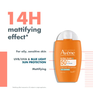 Avène Ultra Fluid Oil Control SPF50+ voor de vette en gecombineerde huid - Hoge bescherming