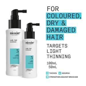 Nioxin Pro Clinical System 3 Leave-In Treatment for Coloured Hair - 100ml