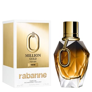 Rabanne Million Gold For Her Parfum — Refillable 50 ml.