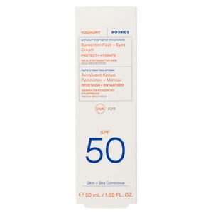 KORRES Yoghurt Sunscreen Cream for Face and Eyes SPF50 - 50ml