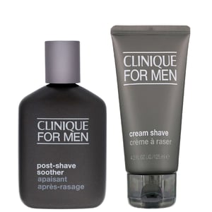 Clinique Men's Shaving Duo — Cream Shave 125ml & Post-Shave Soother 75ml