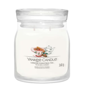 Yankee Candle Signature Medium Jar Candle - London Christmas Tea 368g