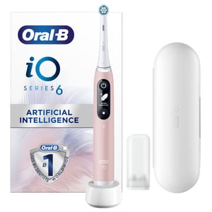 Oral-B iO 6 Pink Electric Toothbrush - Advanced Oral Care Solution - 600 grams