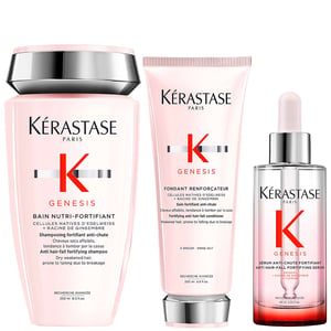 Kérastase Genesis Trio – Bain Nutri-Fortifiant 250ml, Fondant Renforcateur 200ml & Anti-Chute Fortifiant Serum 90ml