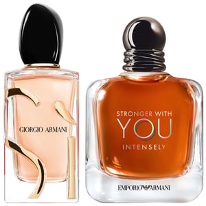 Armani Duo: Si Eau de Parfum 100ml & Stronger With You Intensely EDP 100ml