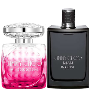 Jimmy Choo Duo: Blossom Eau de Parfum 100ml & Man Intense Eau de Toilette 100ml.