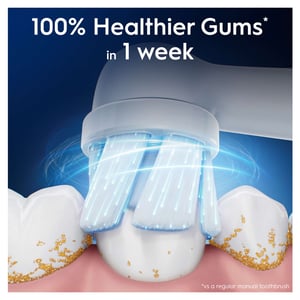 Oral-B iO Gentle Clean Replacement Brush Heads, White, 2 Pack