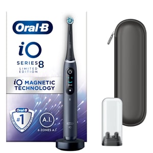 Oral-B iO 8 Limited Edition Black Electric Toothbrush for Superior Oral Care - 640 grams - 640 grams