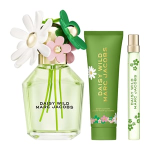 Marc Jacobs Daisy Wild Eau de Parfum 100ml Gift Set with Body Lotion & 10ml Travel Spray