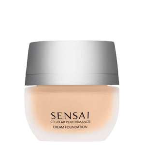 SENSAI Cellular Performance Cream Foundation CF21 Zachte Beige, 30 ml, Verhelderende Volledige Dekking
