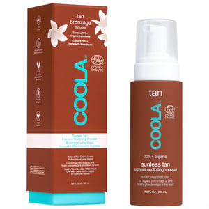 Coola Organic Sunless Tan Express Sculpting Mousse for a Natural Glow