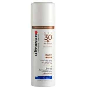 Ultrasun Tinted Body Sunscreen SPF30 for Radiant Skin