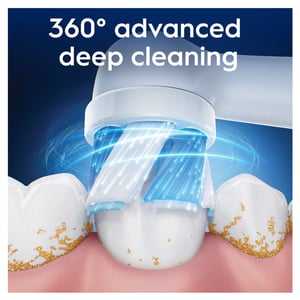 Oral-B iO Ultimate Clean Replacement Brush Heads, White, 4 Pack
