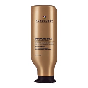 Pureology Nanoworks Gold Conditioner for Dry, Colour-Treated Hair - Restores Shine and Moisture