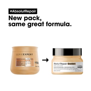 L'Oréal Professionnel SERIE EXPERT Absolut Repair Golden Resurfacing Mask for Damaged Hair