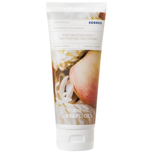 KORRES Peach Blossom Body Smoothing Milk - Hydrating Moisturiser for Silky Skin