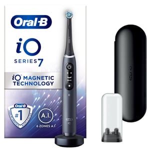 Oral-B iO 7 Black Electric Toothbrush - Advanced Oral Care