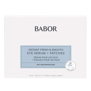 BABOR Skinovage Instant Fresh & Smooth Eye Serum + Patches
