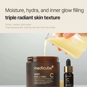 Medicube Deep Vita C Pads - 70 Brightening Toner Pads for Radiant Skin