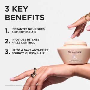 Kérastase Gloss Absolu Masque Crème Hydra-Glaze for Thick Frizzy Hair 200 ml
