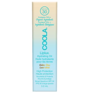 Coola Classic Liplux Hydrating Lip Oil with SPF30 - Golden Glow 3.2 ml
