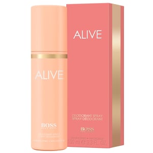 HUGO BOSS BOSS Alive For Her Deodorant Spray - Empowering Fragrance for Women 100ml