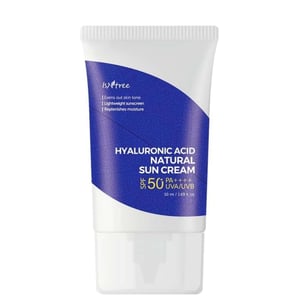 Isntree Hyaluronic Acid Natural Sun Cream SPF50+ 50ml - Ultra Hydrating Sunscreen