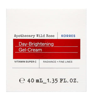 KORRES Wild Rose Day-Brightening Gel-Cream for Radiant Skin - 40ml