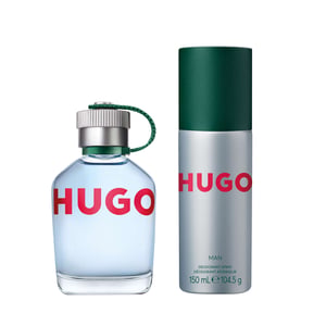 HUGO BOSS HUGO Man Eau de Toilette 75ml Gift Set with 150ml Deodorant