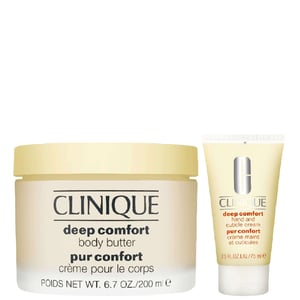 Clinique Deep Comfort Duo: Body Butter 200ml & Deep Comfort Hand & Cuticle Cream 75ml