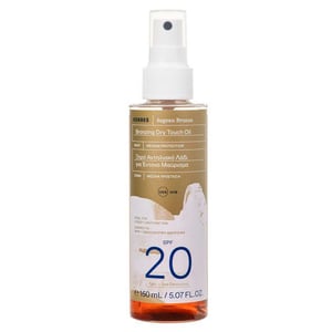 KORRES Aegean Bronze Bronzing Dry Touch Oil SPF20 - 150ml for Radiant Tan
