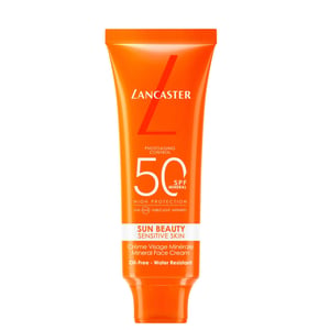 Lancaster Sun Beauty Sensitive Skin Mineral Face Cream SPF50 - Ultimate UV Protection for Sensitive Skin