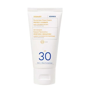 KORRES Yoghurt Sunscreen Face Cream SPF30 - 50ml - High Protection & Hydration