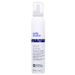 Milk_Shake Silver Shine Whipped Cream Leave-In Conditioner for Blonde and Grey Hair 228g