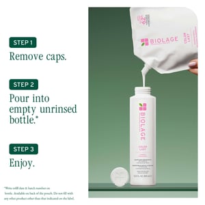 Biolage ColorLast Low-pH Shampoo Refill for Coloured Hair, 500ml, with Soybean Oil Colour-Care