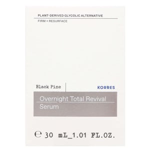 KORRES Black Pine Overnight Revival Serum 30ml for Youthful Skin