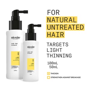 Nioxin Pro Clinical System 1 Leave-In Treatment for Natural Hair - 100ml
